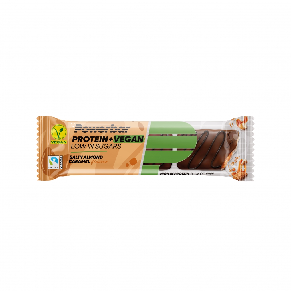 Barres PowerBar ProteinPlus Vegana Amande Sale Et Caramel