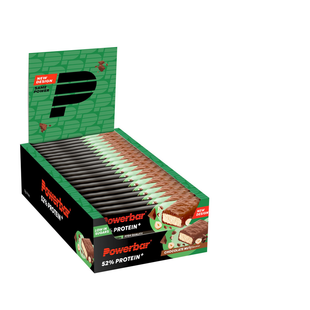 Barrita PowerBar Natural Protein 52% Chocolate Cacahuete  18 unidades