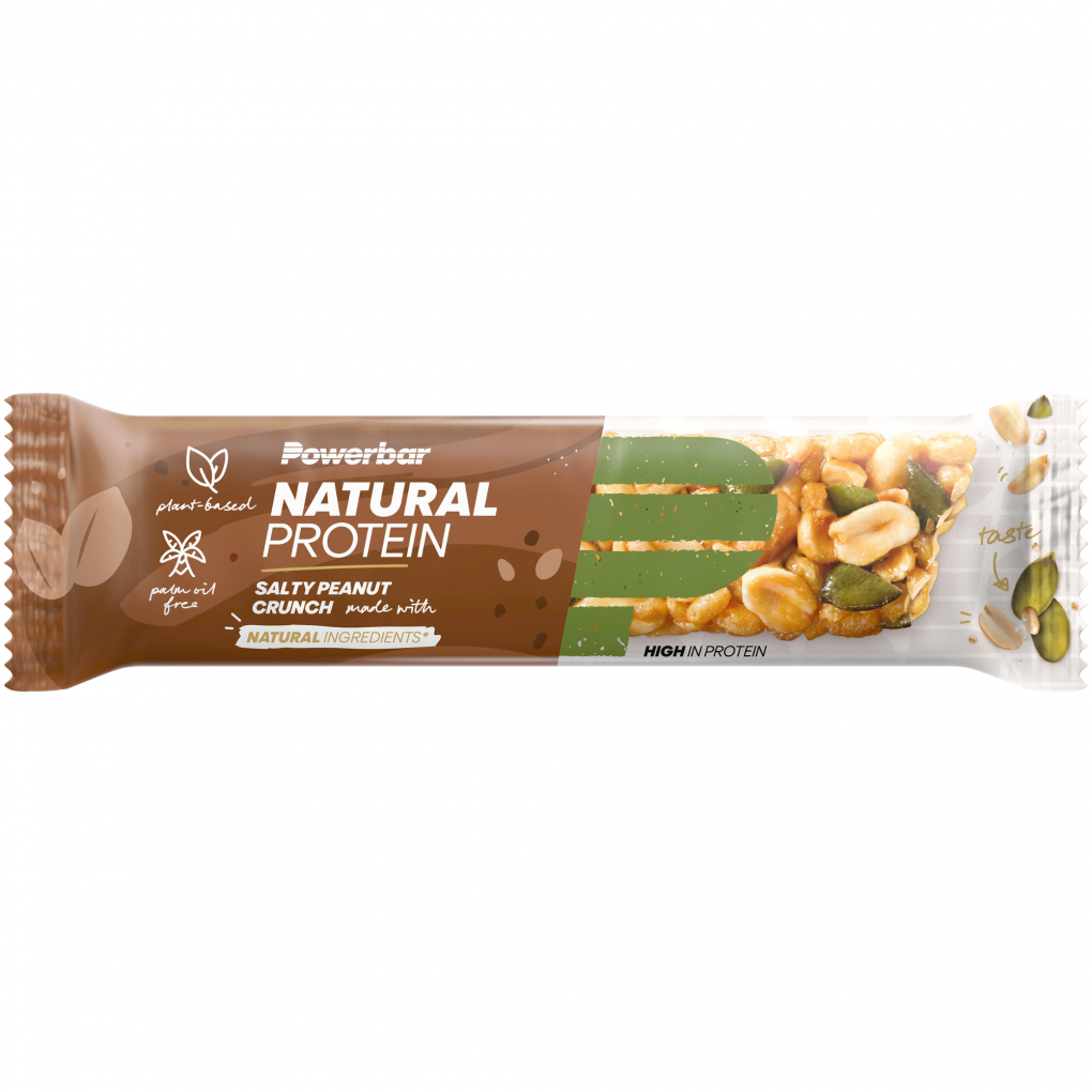 Barres PowerBar Natural Protein cacahute Crunch 18 Units