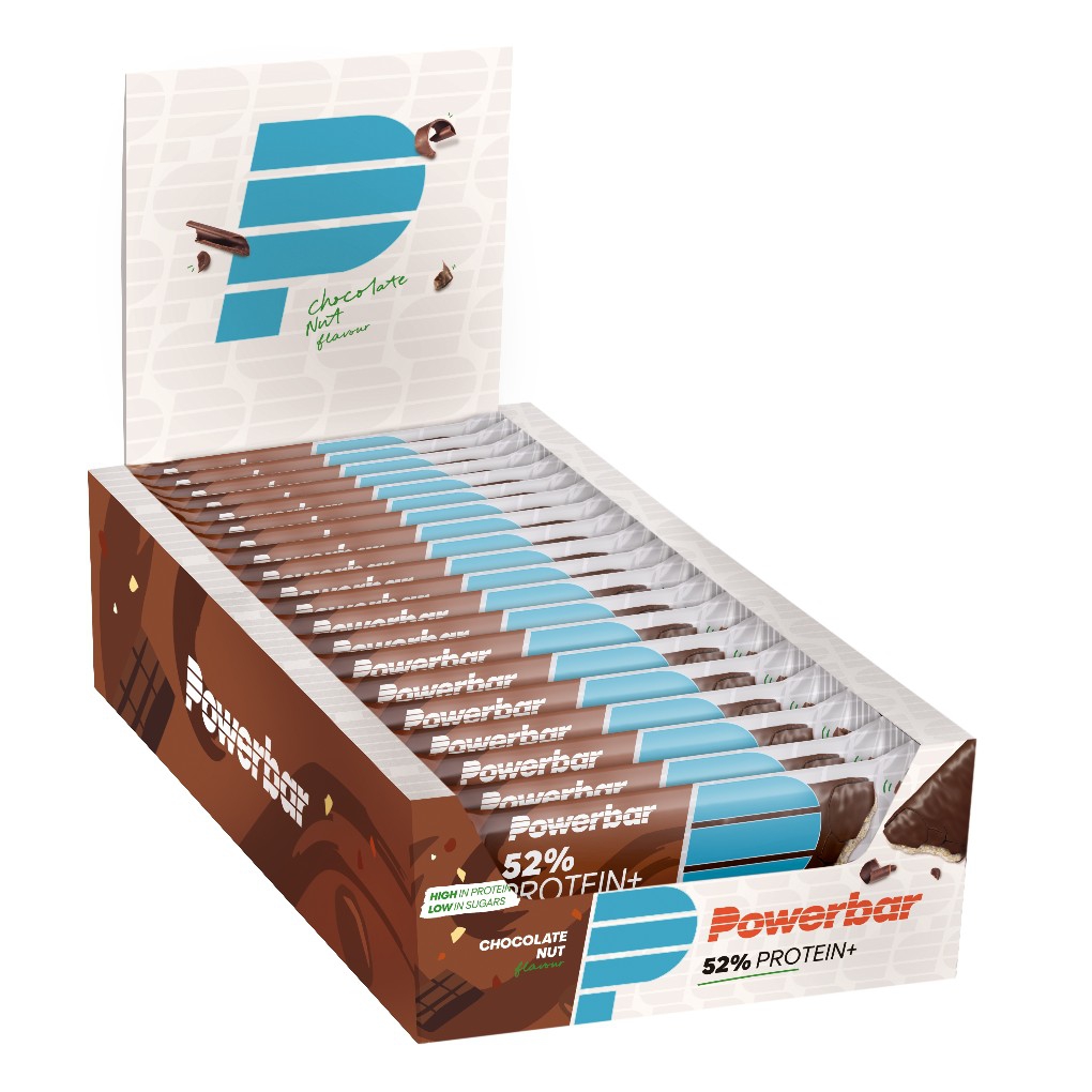 Barres PowerBar ProteinPlus 52% Chocolat 20 Units