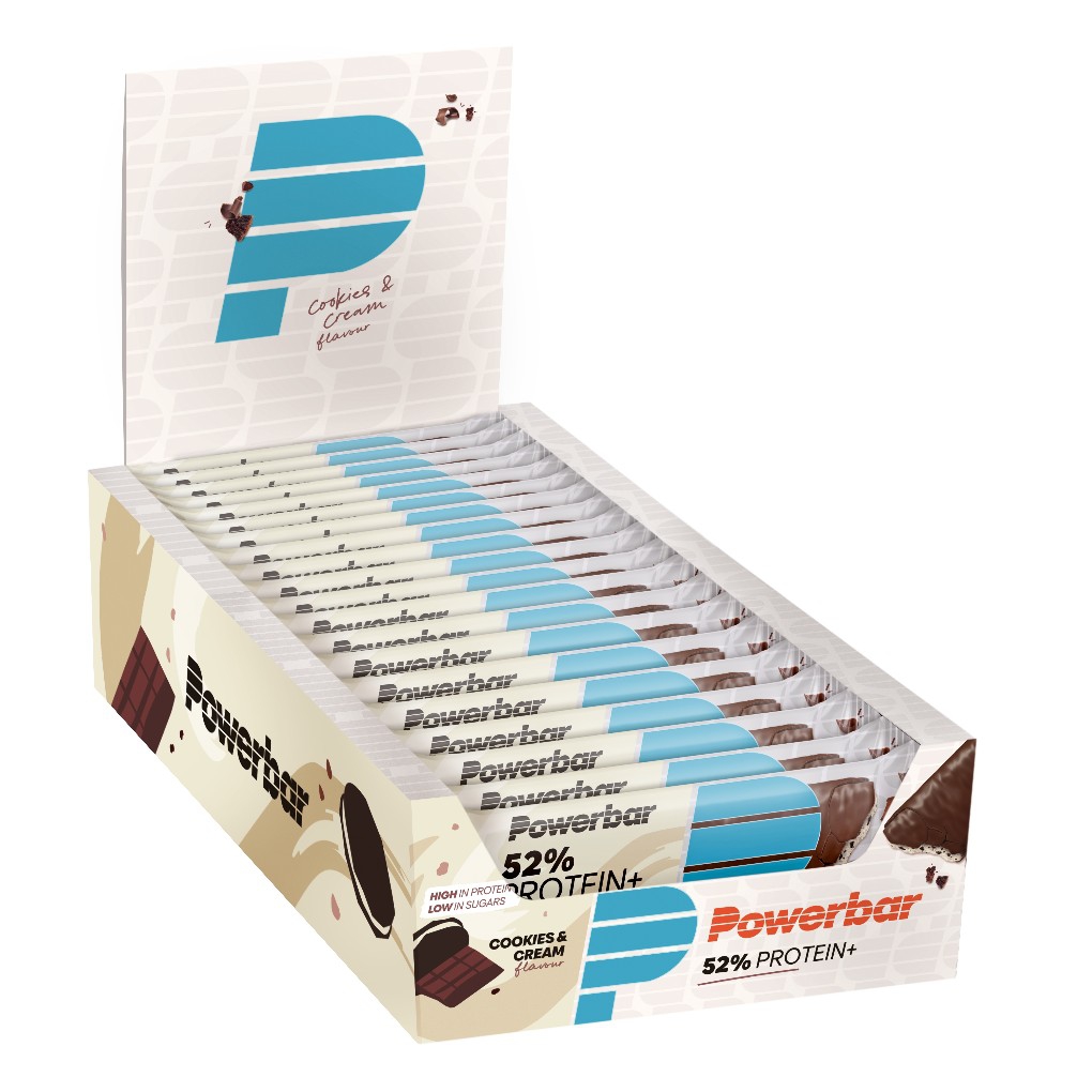 Barres PowerBar ProteinPlus 52% Biscuit Et Crme 20 Units