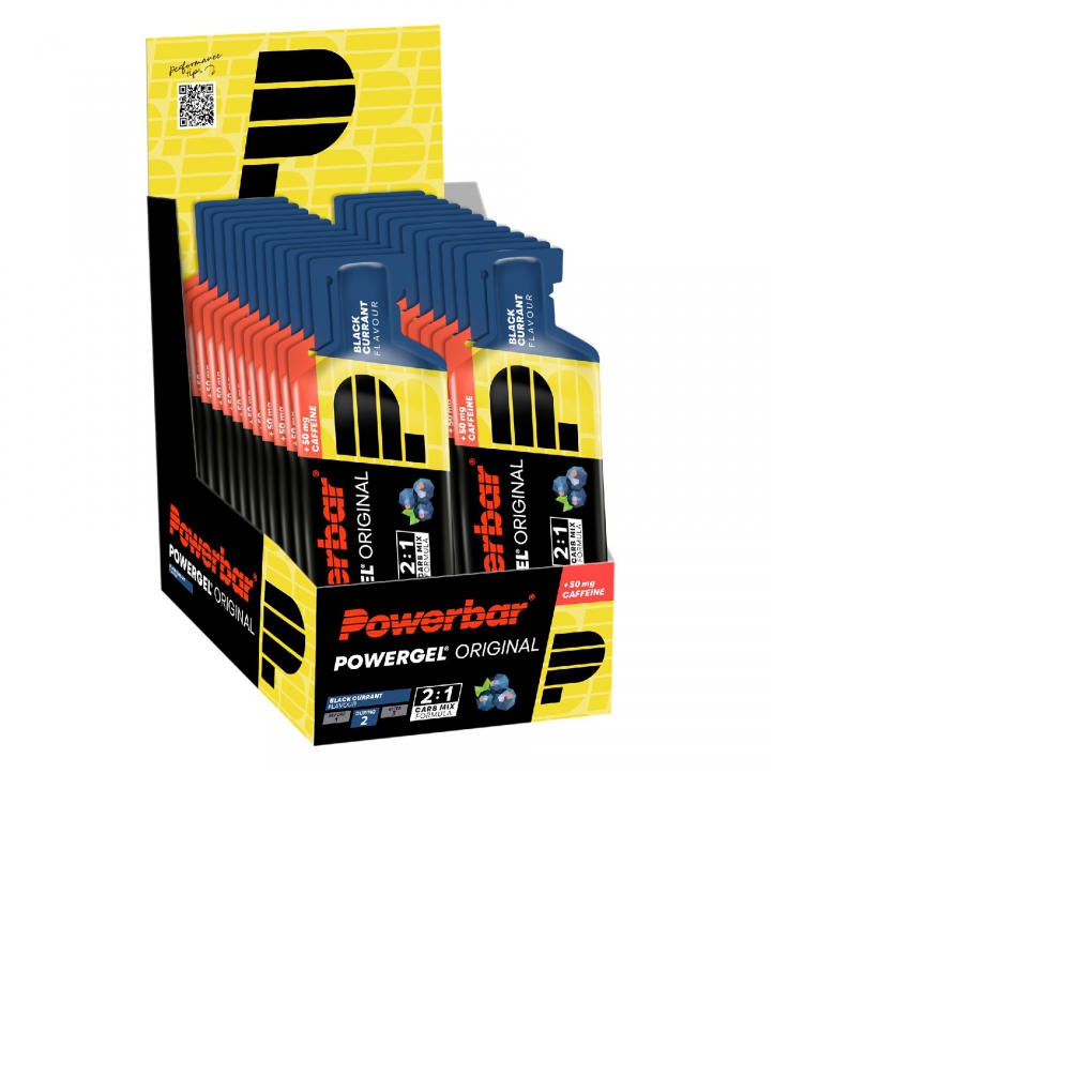 PowerBar PowerGel Grosella Cafe�na 24 unidades