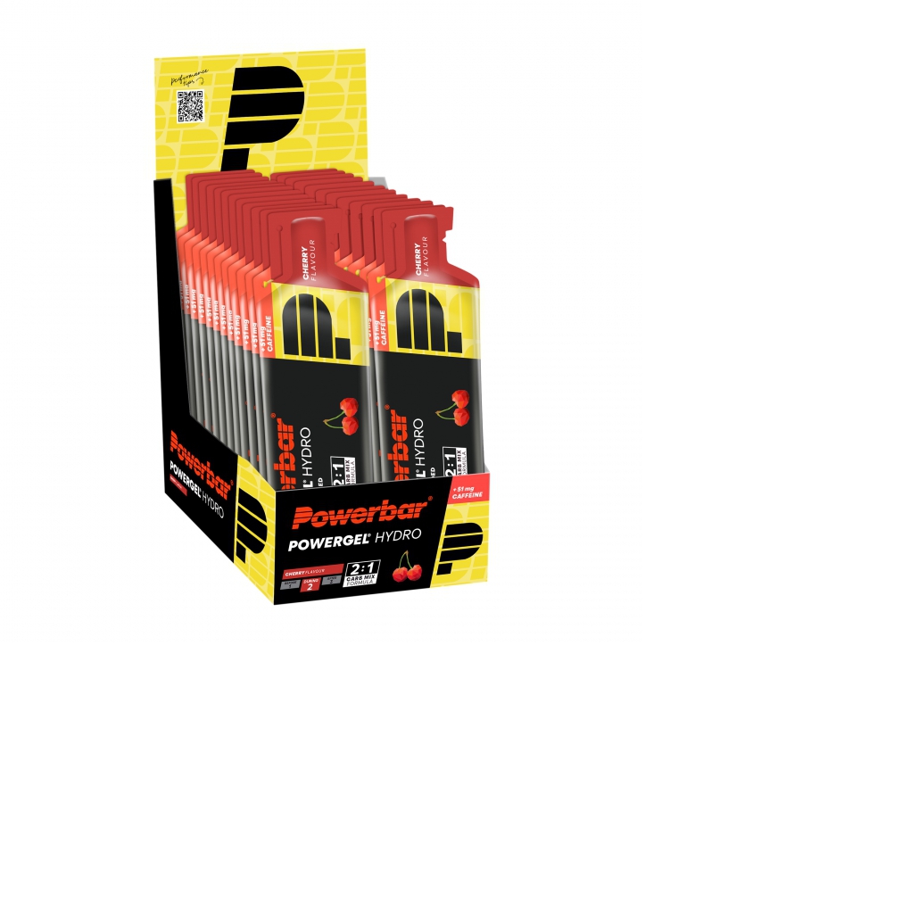 PowerBar PowerGel Hydro Cereza Cafe�na 24 unidades