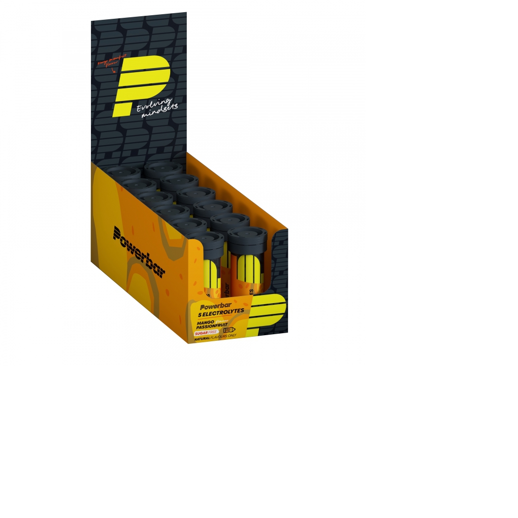 PowerBar Tubo 5 Electrolitos Mango Fruta de la Pasi�n 12 unidades