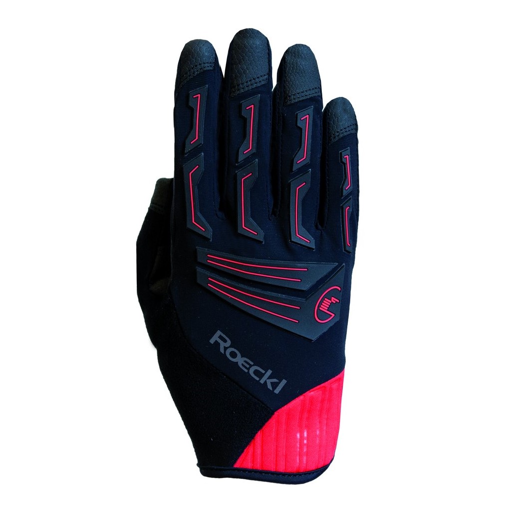 Gants Roeckl Molteno Largo noir-rouge