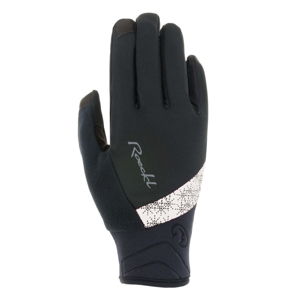 Guantes Roeckl Waldau Ladies Negro-Blanco