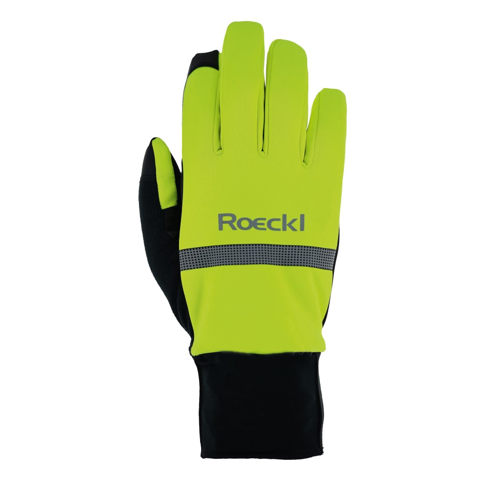 Guantes Roeckl Riveo Windproof Amarillo Fluo