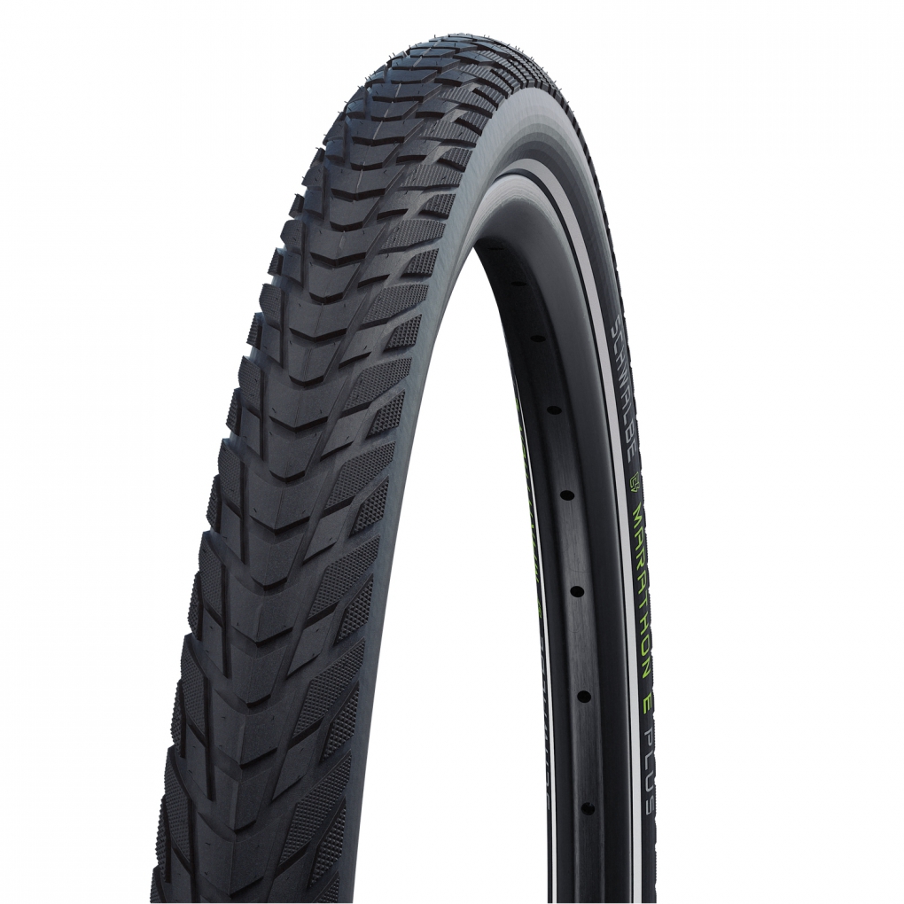 Pneu Schwalbe MARATHON E-PLUS Perf, Smart DualGuard, TwinSkin  27.5x2.00 Reflectante