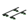 Pro CrossBar Roof Rack Black Treefrog 8 ventosas