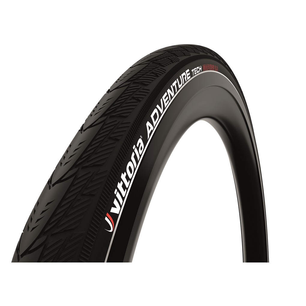 Cubierta Touring Vittoria Adventure Tech 700x32c rigida refl Negro G2.0