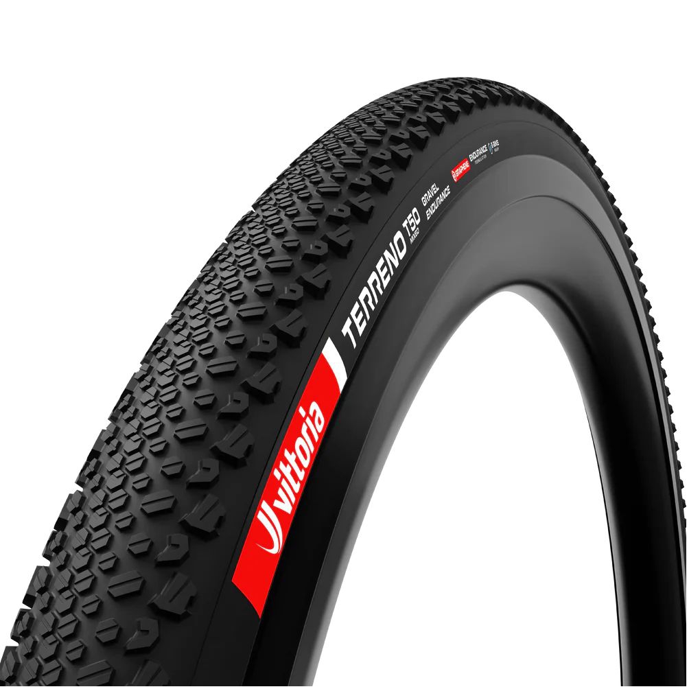 Cubierta Gravel Race Vittoria TERRENO T50 mixed 700X45 TLR Negro G2.0