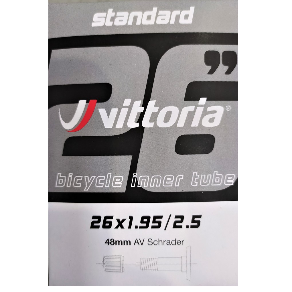 Tube Interne VTT Vittoria Standard 26x1.95/2.50 AV schrader 48mm