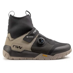 Zapatillas Ciclismo MULTICROSS PLUS GTX TRAIL / AM Negro-Marrón