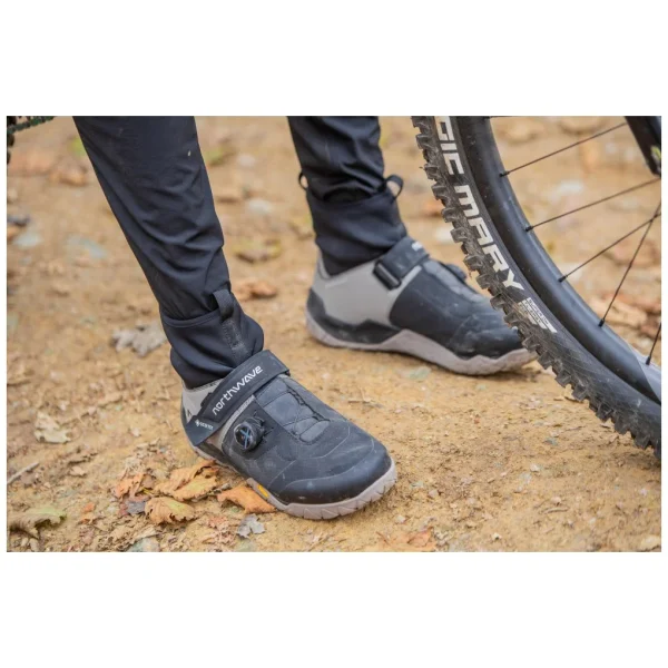 Zapatillas Ciclismo MULTICROSS PLUS GTX TRAIL / AM Negro-Marrón