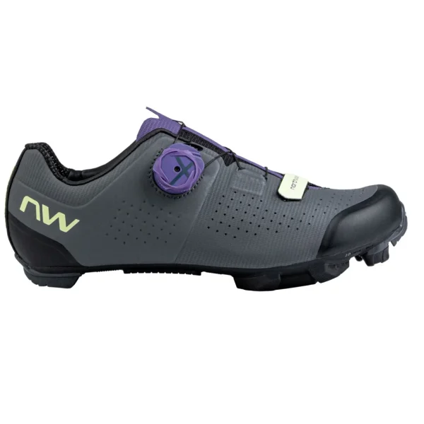 Zapatillas Northwave RAZER WMN XC-Gravel Gris Oscuro-Morado Oscuro