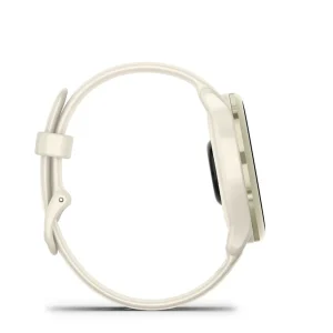 Garmin Vivoactive® 6 Oro lunar con correa hueso NEW