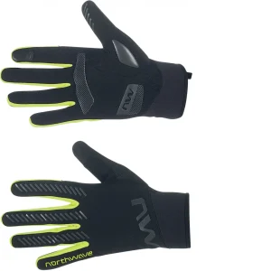 Guantes Northwave ACTIVE GEL Negro-Amarillo Fluo