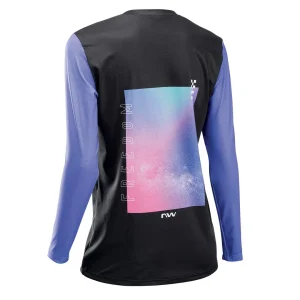 Maillot Northwave FREEDOM AM WOMAN manga larga Violeta-Fucsia