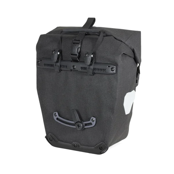 Alforja Ortlieb BackRoller High-Vis QL2.1 Individual 20L Negro Reflectante