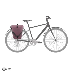 Alforja Urban Ortlieb BACK-ROLLER QL3.1 Indivi 20l. sin kit de montaje Rosa Ceniza