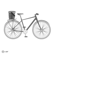 Cesta Trasera Ortlieb UP-TOWN RACK DESIGN 17,5l Floral Rojo