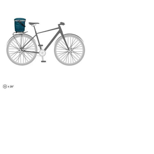 Cesta Trasera Ortlieb UP-TOWN RACK 17,5L Petrol