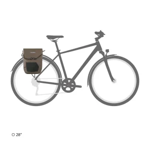 Alforja Ortlieb Pedal-Mate QL2.1 16L Marrón