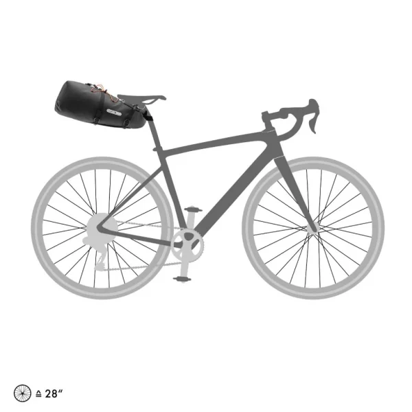 Bolsa Sillín Ortlieb SeatPack QR 13L Negro Mate