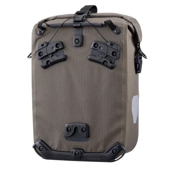 Alforja Ortlieb GRAVEL-PACK QL3.1 Individual 14,5L. sin kit de montaje Marrón
