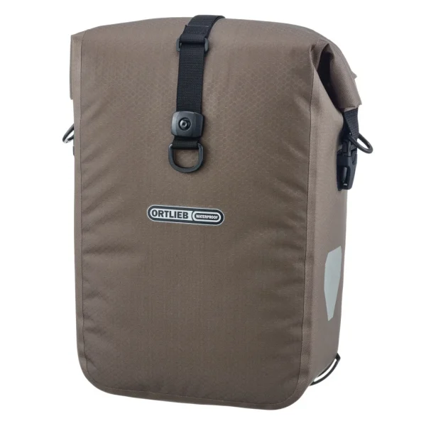 Alforjas Ortlieb Gravel Pack QL2.2 Individual 14,5l. Marrón