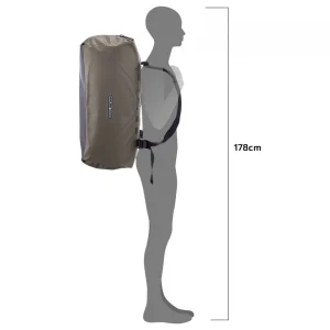 Bolsa Viaje Ortlieb Duffle Lite 60L Marrón Oscuro