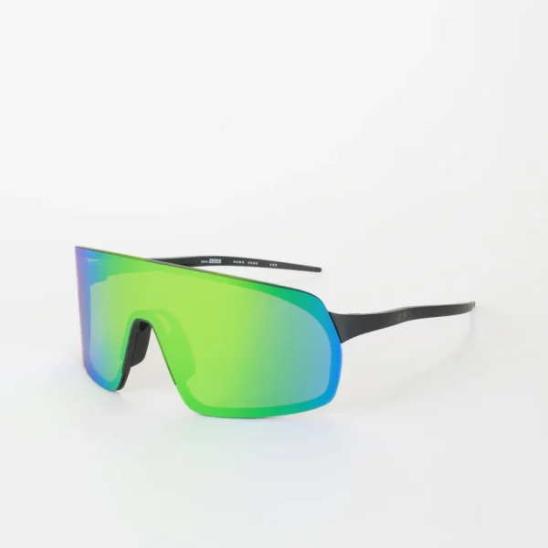 Gafas Deportivas Out Of Rams adapta Logo Negro Lente Verde MCI