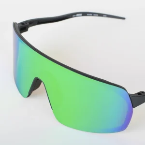 Gafas Deportivas Out Of Rams adapta Logo Negro Lente Verde MCI