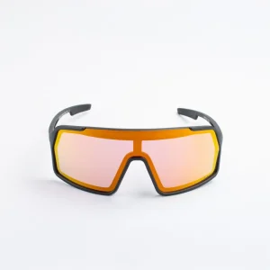 Gafas Deportivas Out Of Bot 3 Hybrid Negro Lente IRID Rojo