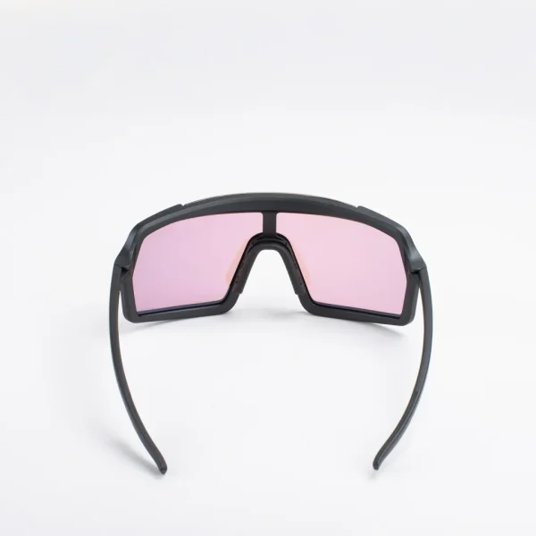 Gafas Deportivas Out Of Bot 3 Hybrid Negro Lente IRID Rojo