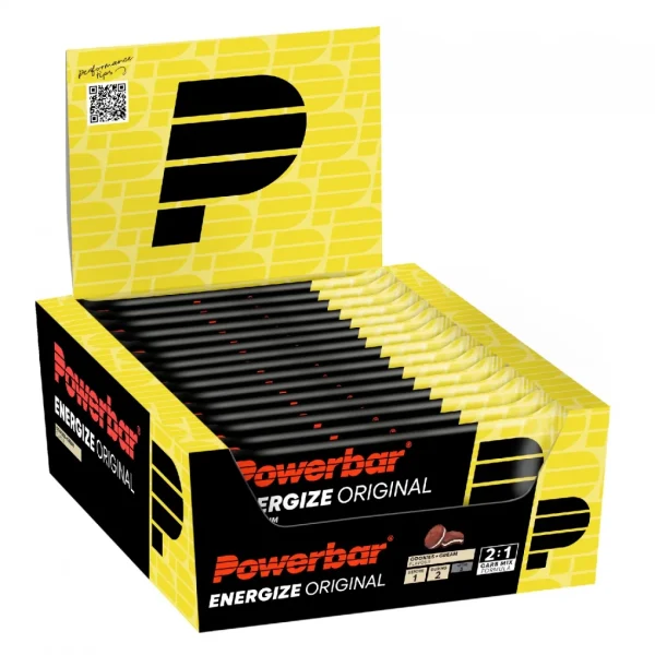 Barrita PowerBar Energize Original Cookies Cream 15 unidades
