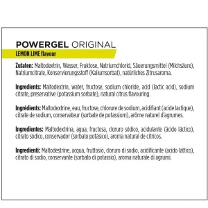 PowerBar PowerGel Lima Limón 24 unidades
