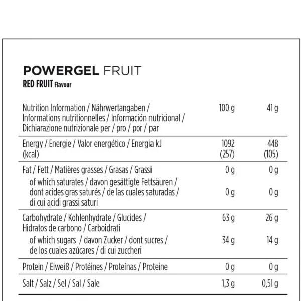 PowerBar PowerGel Frutos Rojos 1 unidad suelta