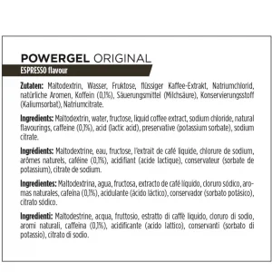 PowerBar PowerGel Espresso Cafeína 24 unidades
