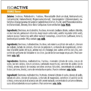 PowerBar Bote IsoActive Naranja Caja 6x600gr