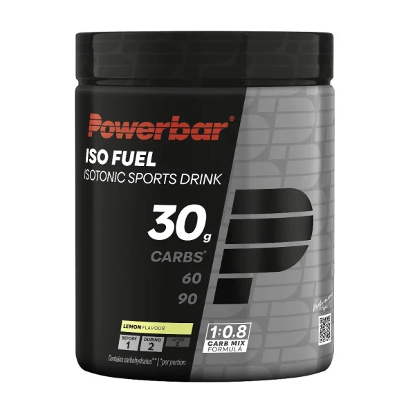 PowerBar Bote Iso Fuel 30 Black Line Limón 608gr