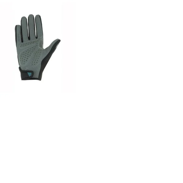 Guantes Mangfall Longfinger Negro-Turquesa