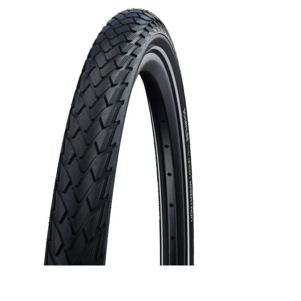 Cubierta Schwalbe MARATHON Perf GreenGuard Twin 28x1.25 700x32 Reflectante