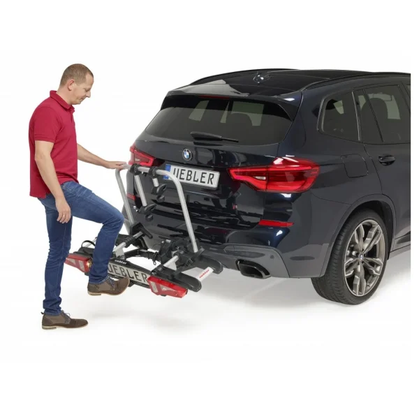 Portabicicletas Plegable Uebler i21 con control de distancia 2 Bicicletas 60º
