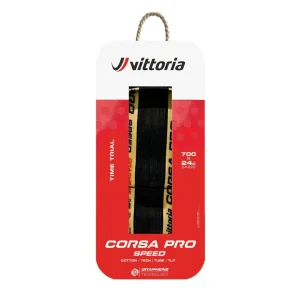 Cubierta Carretera Vittoria CORSA PRO SPEED 700x28c TLR Plegable Para-Negro G2.0