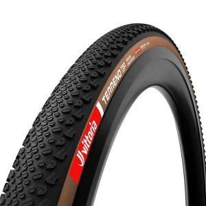 Cubierta Gravel Race Vittoria TERRENO T50 mixed 700X40 TLR Brown-blk G2.0