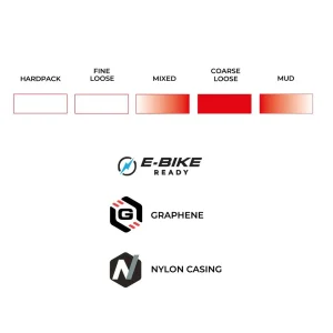 Cubierta Gravel Vittoria Terreno T70 Coarse losse 700x40 TLR Hookless Gravel Full Black G2.0