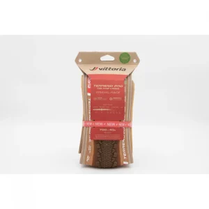 Cubierta Gravel vittoria TERRENO PRO T30 Fine Loose 700X40 TLR Hookless Natural-Brown