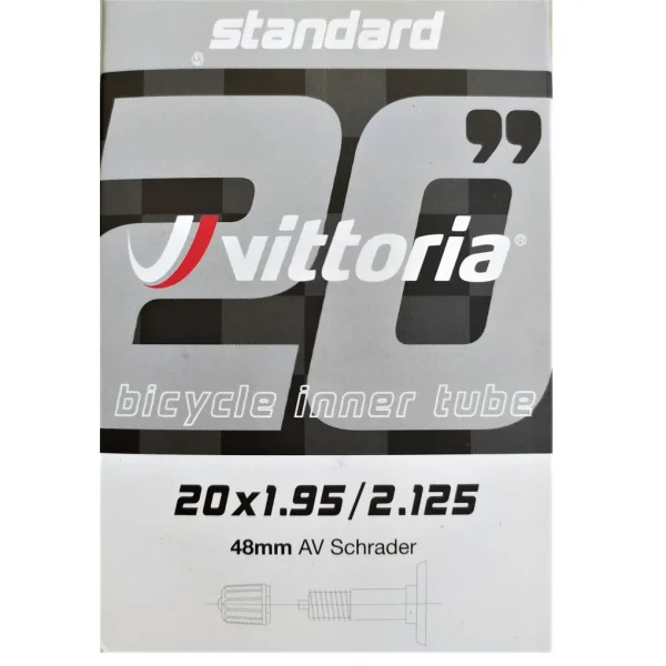 Cámaras MTB Vittoria Standard 20x1.95/2.125 AV Schrader 48mm