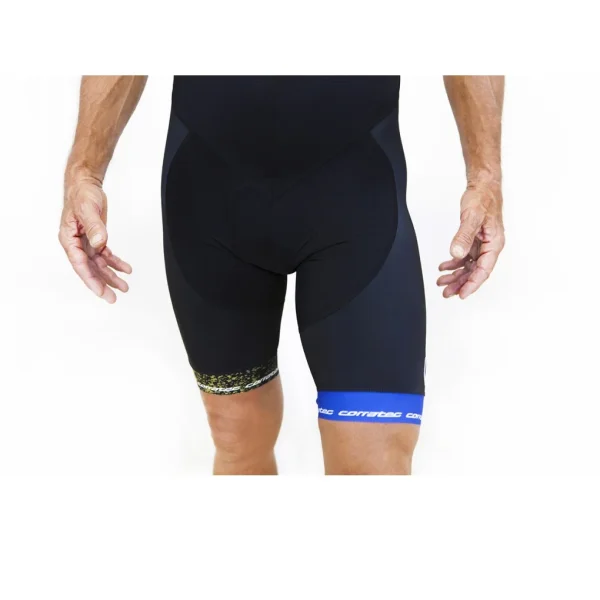 Culote con Tirantes Team Edition CORRATEC Negro-Azul-Dorado
